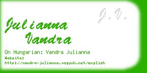 julianna vandra business card